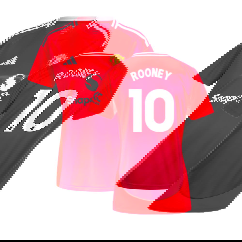 2024-2025 Man Utd Home Shirt (Womens) (Rooney 10)