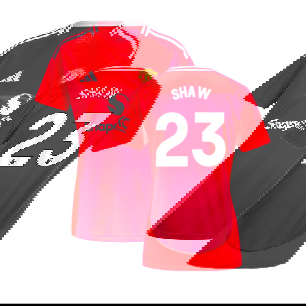 2024-2025 Man Utd Home Shirt (Womens) (Shaw 23)