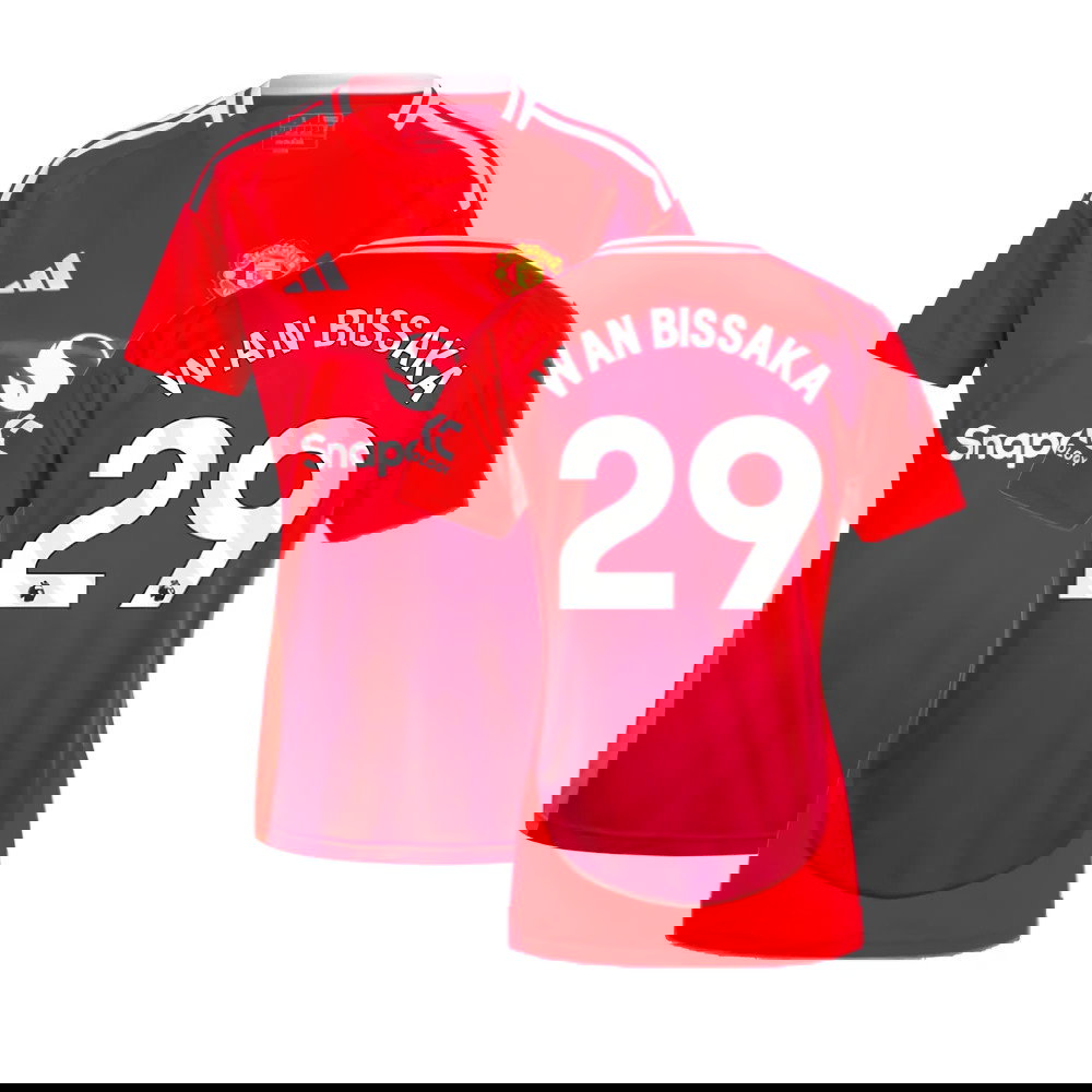 2024-2025 Man Utd Home Shirt (Womens) (Wan Bissaka 29)