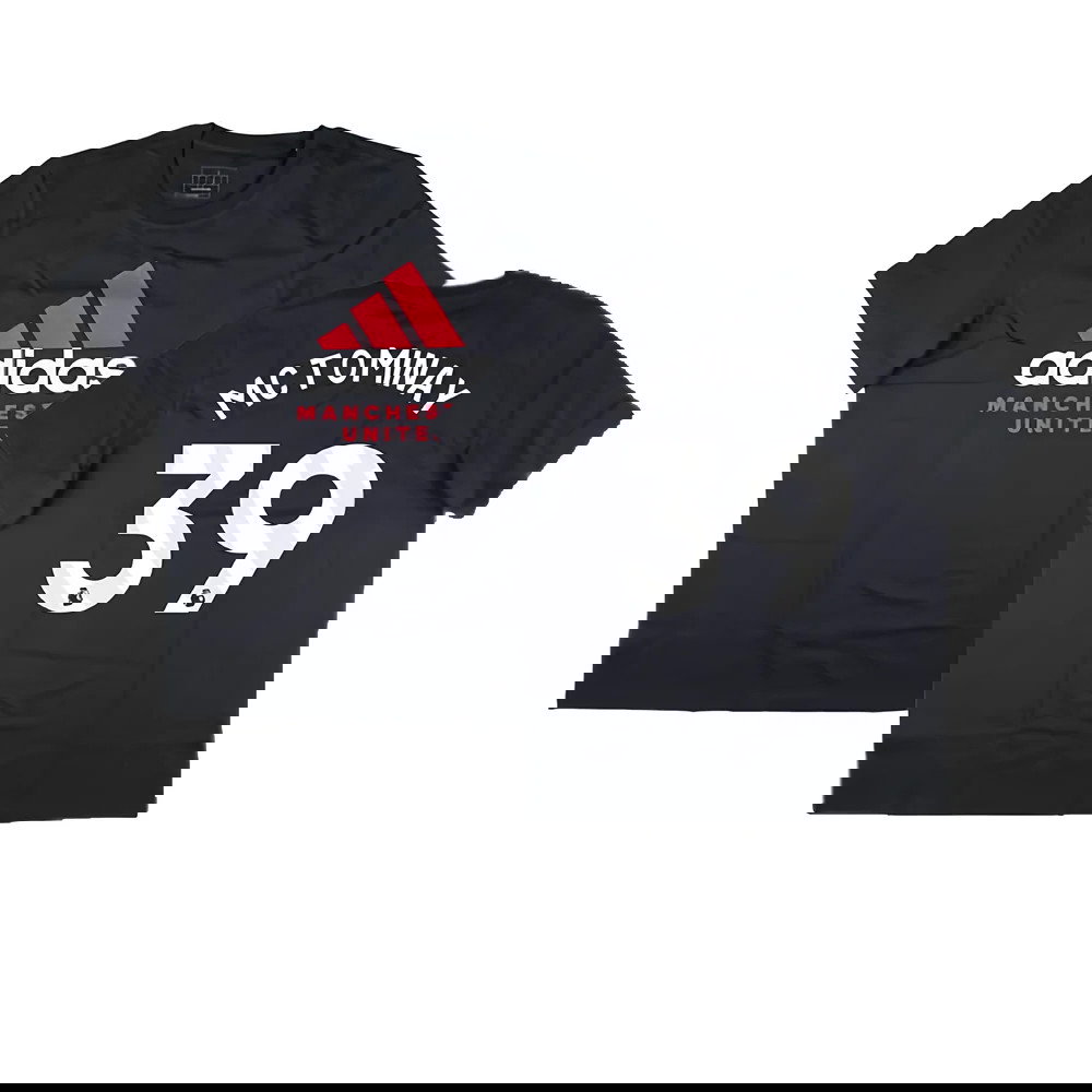 2024-2025 Man Utd Seasonal Graphic Tee (Night Grey) (McTominay 39)