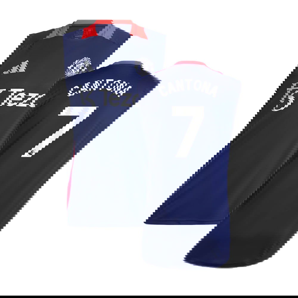 2024-2025 Man Utd Sleeveless Jersey (Night Indigo) (Cantona 7)