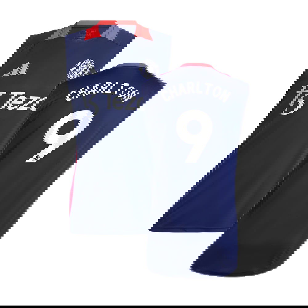 2024-2025 Man Utd Sleeveless Jersey (Night Indigo) (Charlton 9)
