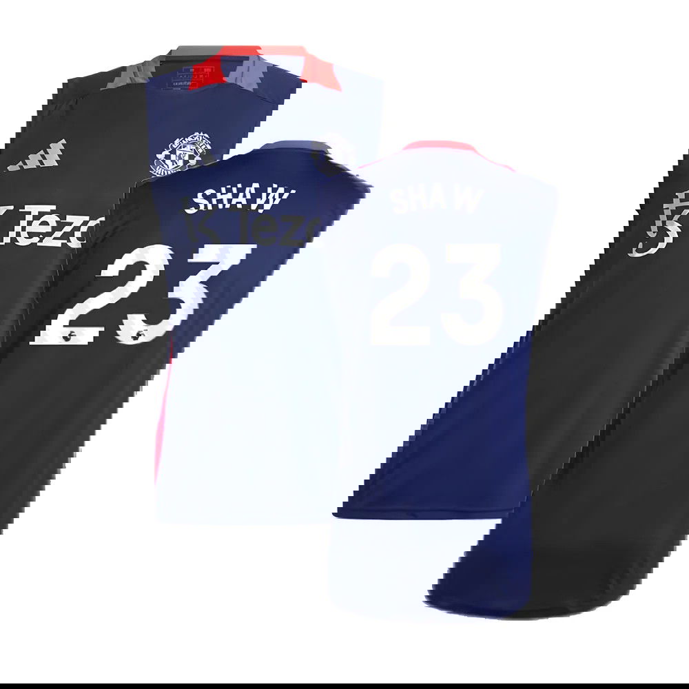 2024-2025 Man Utd Sleeveless Jersey (Night Indigo) (Shaw 23)