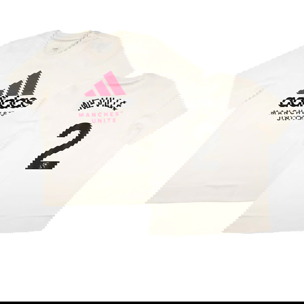 2024-2025 Man Utd SZN Graphic Tee (Cream White) (Neville 2)