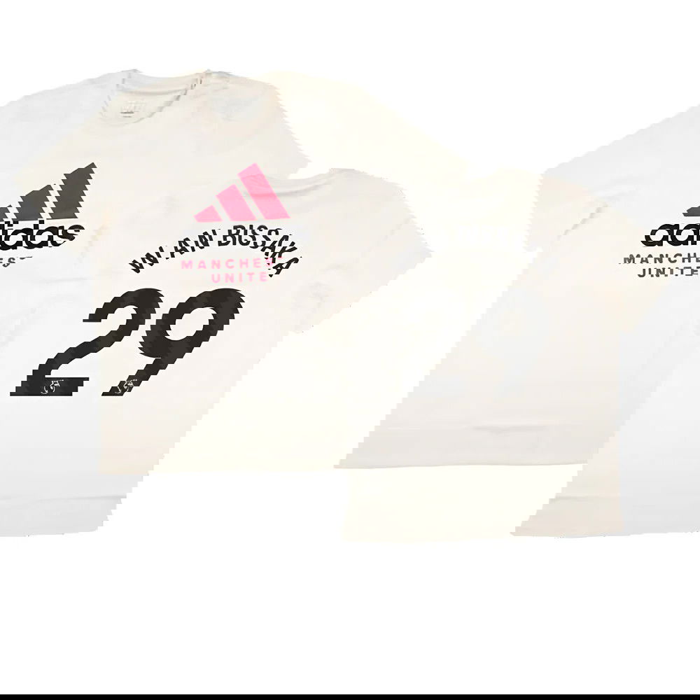 2024-2025 Man Utd SZN Graphic Tee (Cream White) (Wan Bissaka 29)