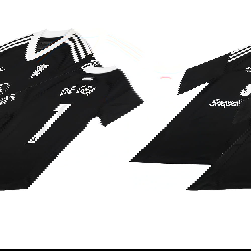 2024-2025 Man Utd Third Goalkeeper Shirt (Black) - Kids (De Gea 1)