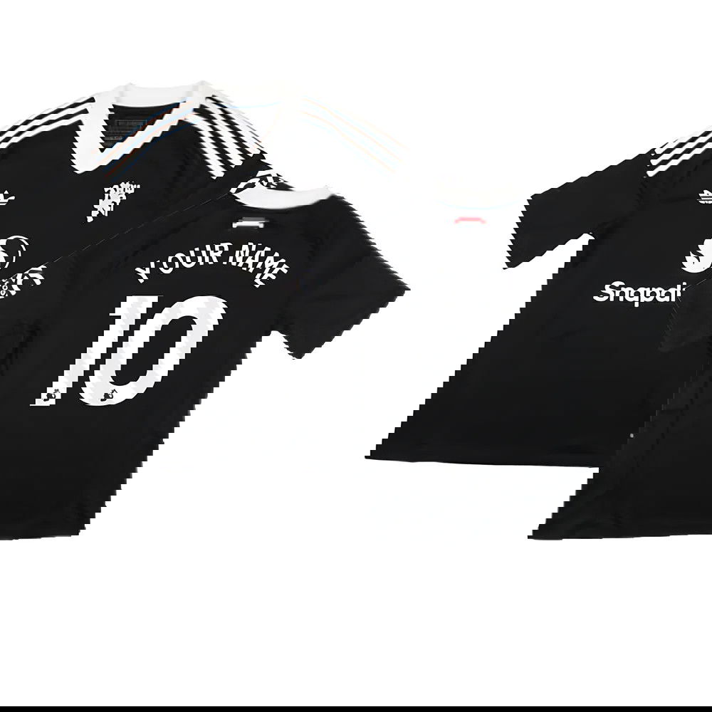 2024-2025 Man Utd Third Goalkeeper Shirt (Black) - Kids (Your Name)