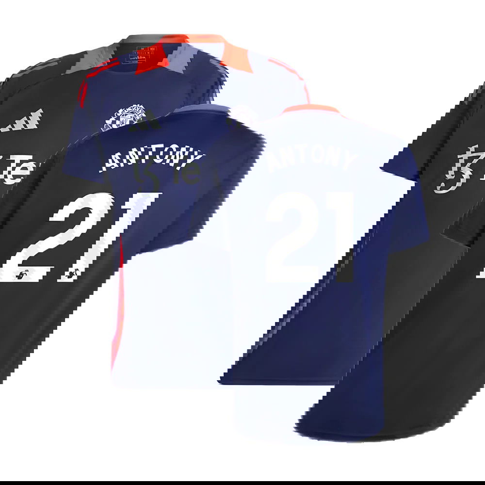 2024-2025 Man Utd Training Jersey (Night Indigo) (Antony 21)