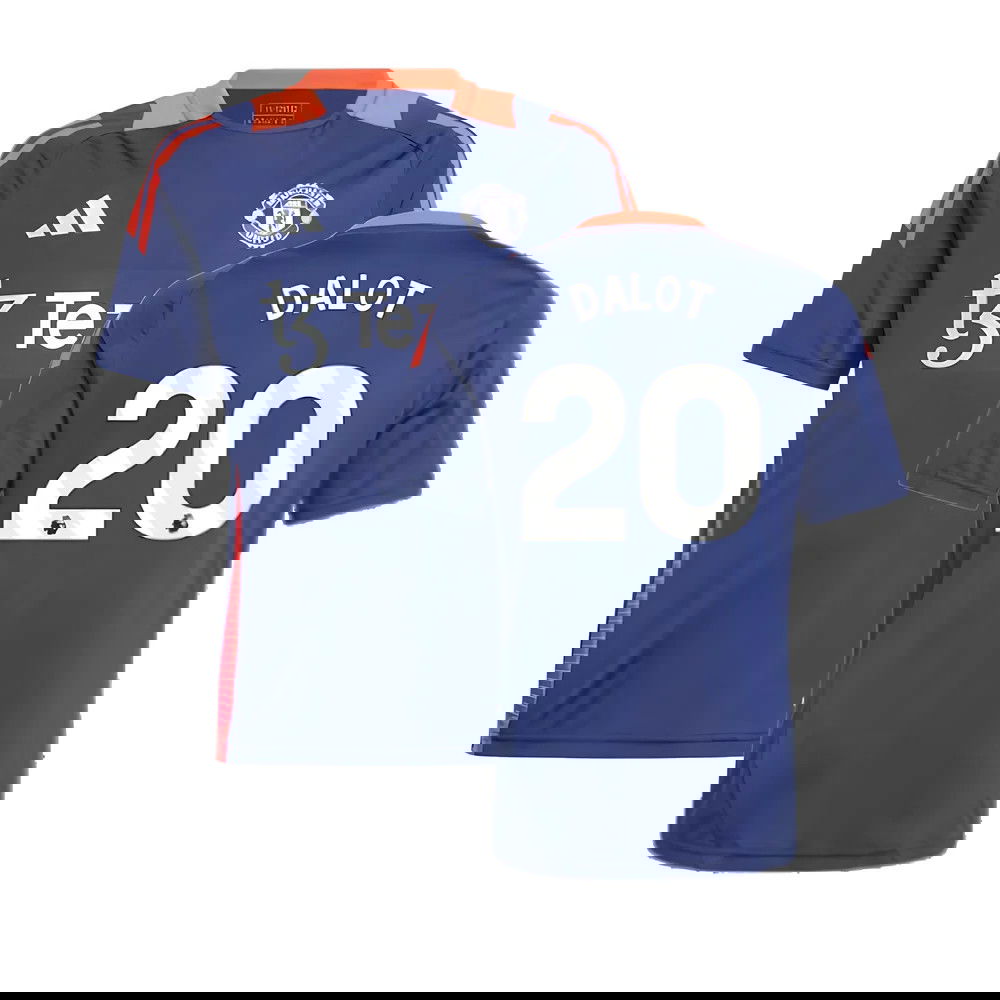 2024-2025 Man Utd Training Jersey (Night Indigo) - Kids (Dalot 20)