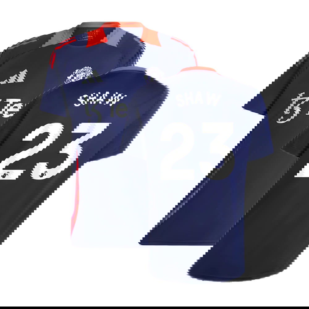 2024-2025 Man Utd Training Jersey (Night Indigo) (Shaw 23)