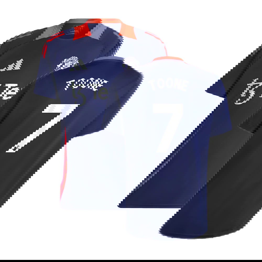 2024-2025 Man Utd Training Jersey (Night Indigo) (Toone 7)
