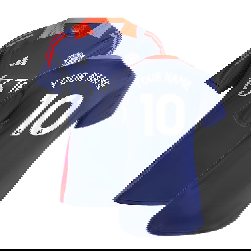 2024-2025 Man Utd Training Jersey (Night Indigo) - Womens (Your Name)