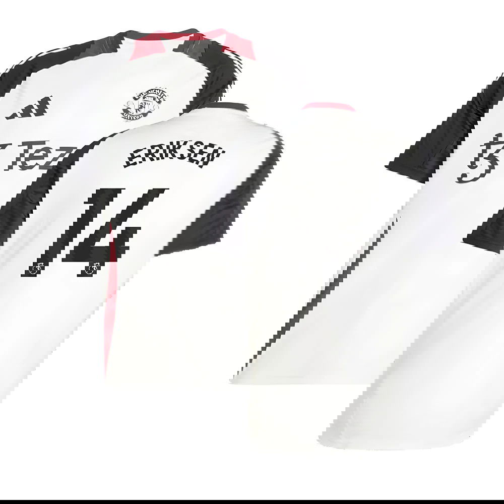 2024-2025 Man Utd Training Jersey (Off White) (Eriksen 14)