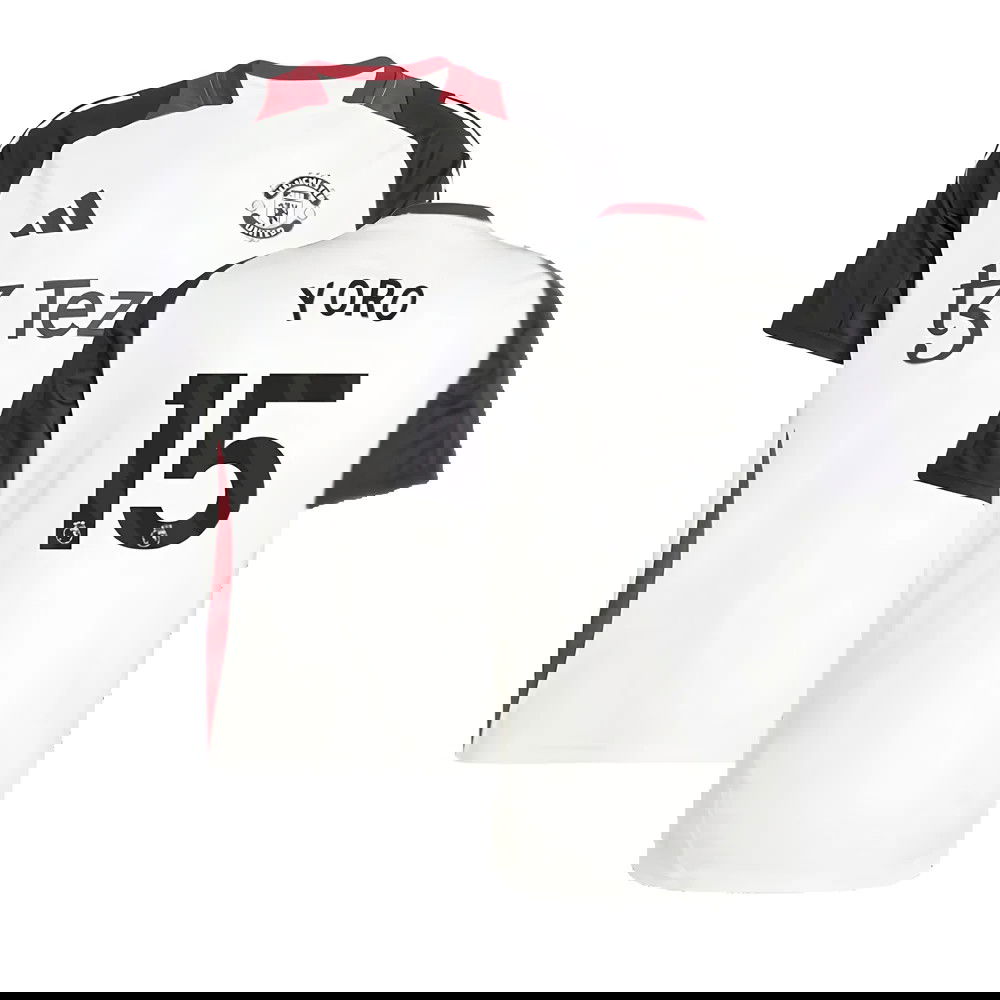 2024-2025 Man Utd Training Jersey (Off White) (Yoro 15)