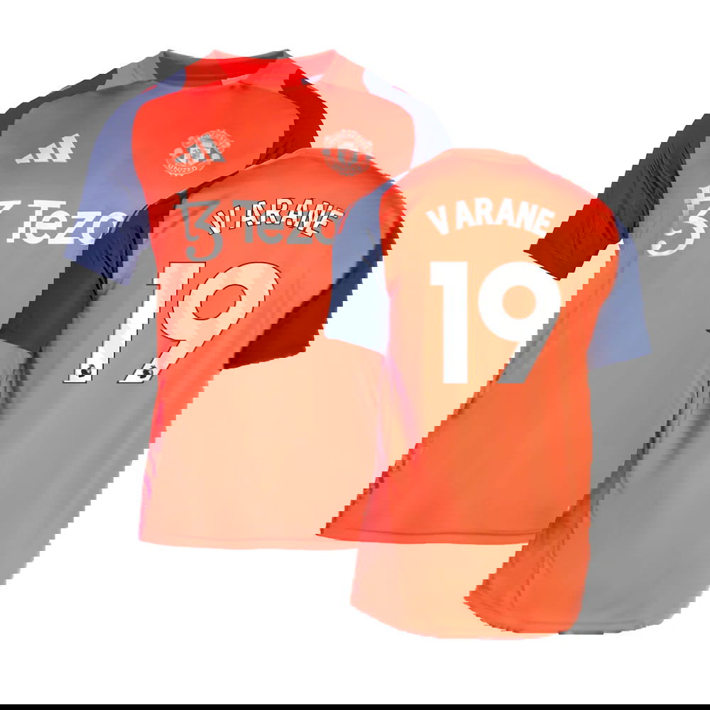 2024-2025 Man Utd Training Jersey (Red) (Varane 19)