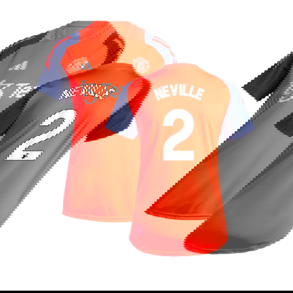 2024-2025 Man Utd Training Jersey (Red) - Womens (Neville 2)