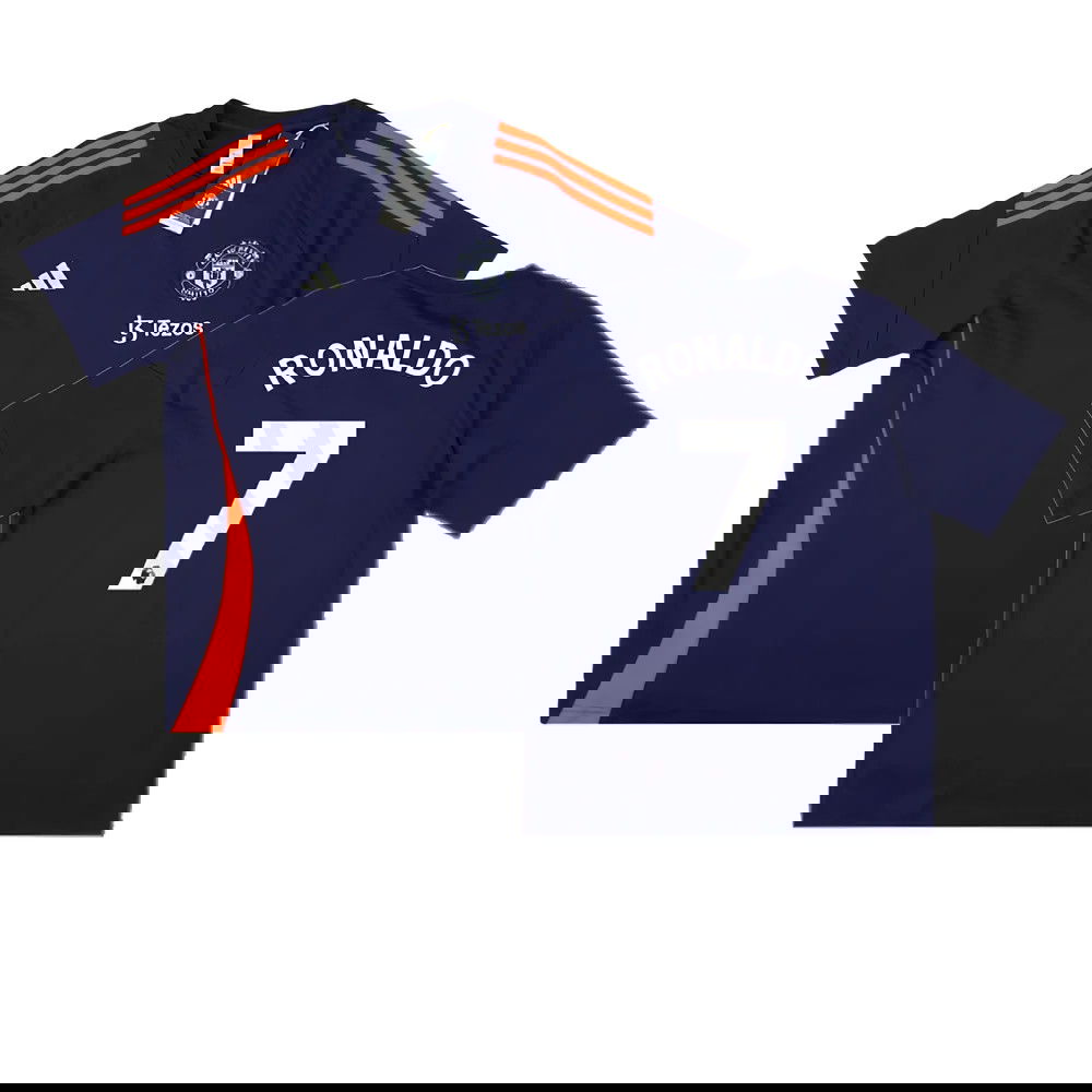 2024-2025 Man Utd Training Tee (Night Indigo) (Ronaldo 7)