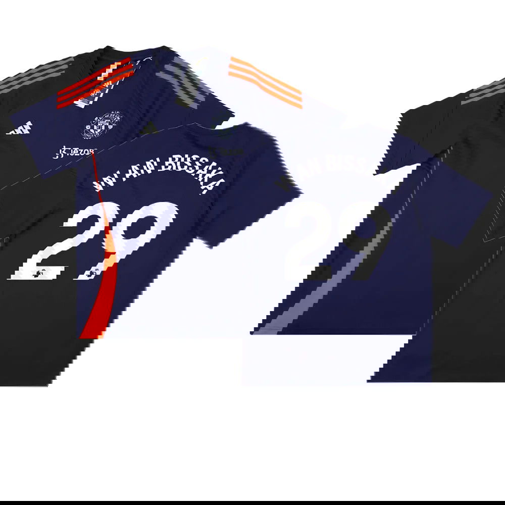 2024-2025 Man Utd Training Tee (Night Indigo) (Wan Bissaka 29)