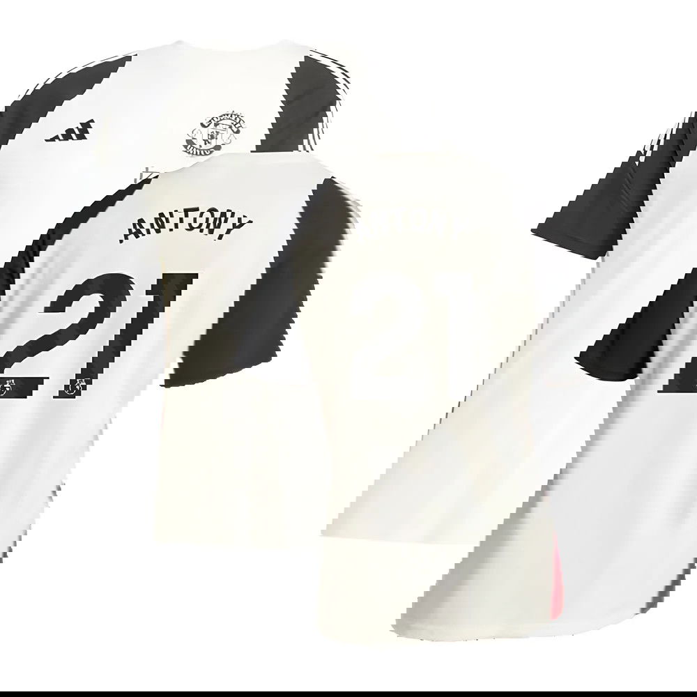 2024-2025 Man Utd Training Tee (Off White) (Antony 21)