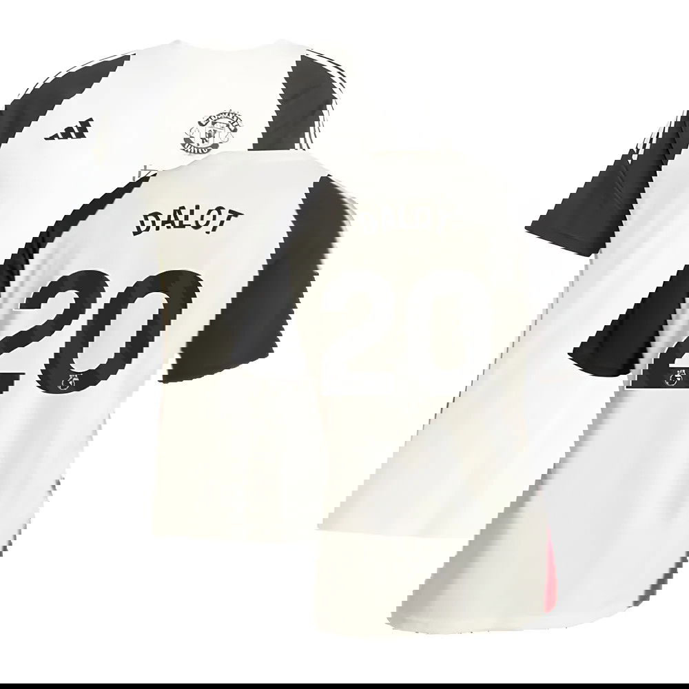 2024-2025 Man Utd Training Tee (Off White) (Dalot 20)