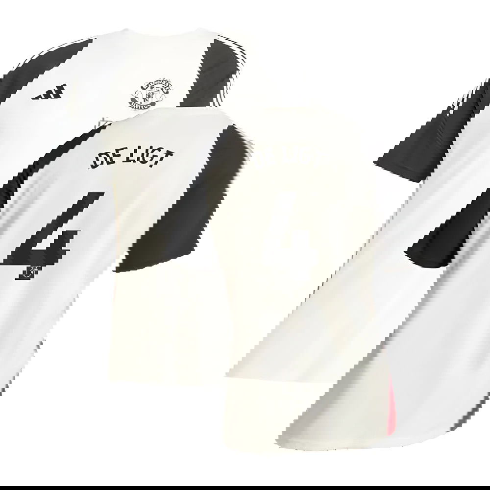 2024-2025 Man Utd Training Tee (Off White) (De Ligt 4)