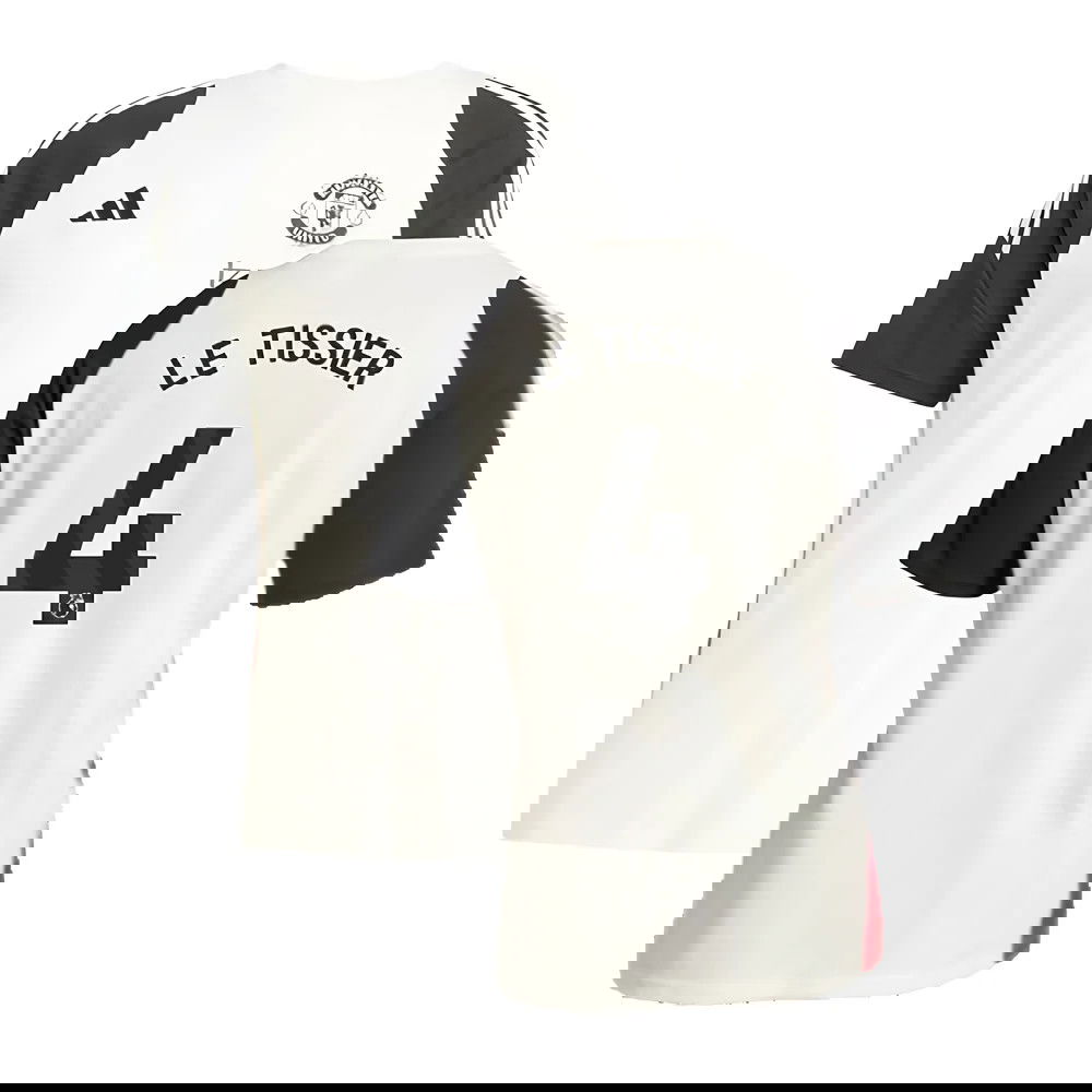 2024-2025 Man Utd Training Tee (Off White) (Le Tissier 4)