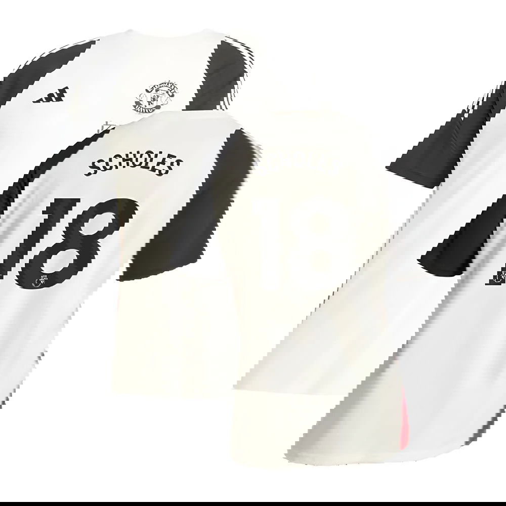 2024-2025 Man Utd Training Tee (Off White) (Scholes 18)