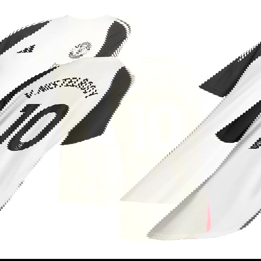 2024-2025 Man Utd Training Tee (Off White) (V.Nistelrooy 10)