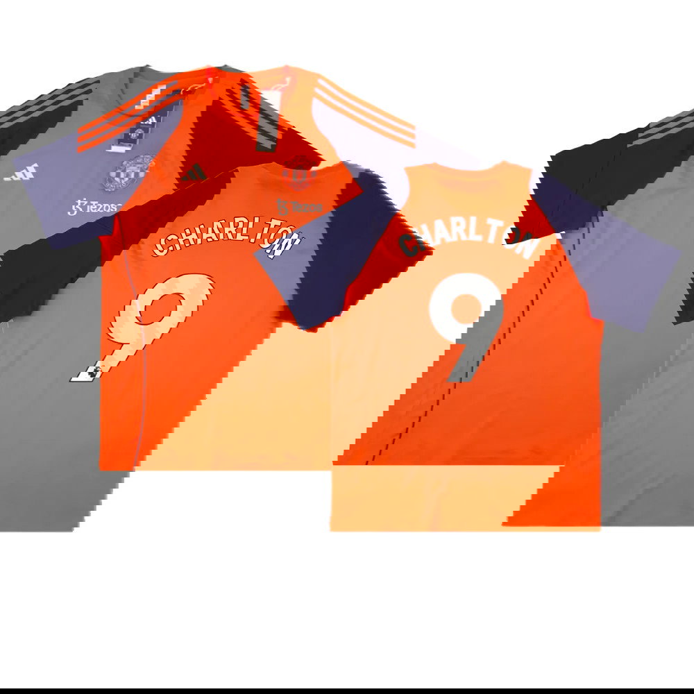 2024-2025 Man Utd Training Tee (Red) (Charlton 9)