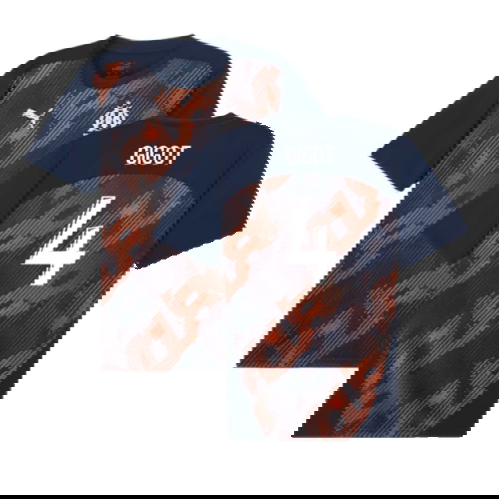 2024-2025 Marseille Pre-Match Shirt (Club Navy) (Gigot 4)