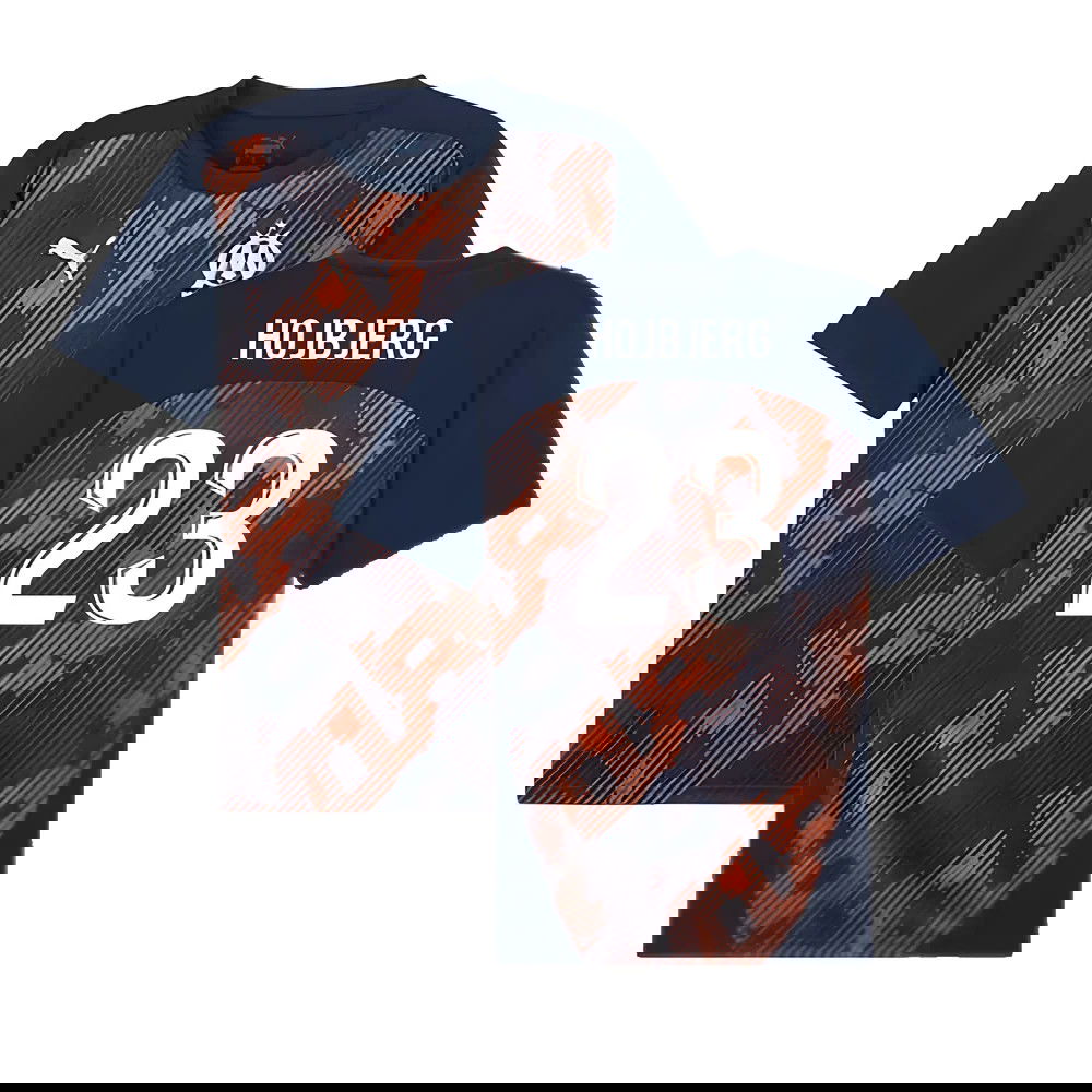 2024-2025 Marseille Pre-Match Shirt (Club Navy) (Hojbjerg 23)