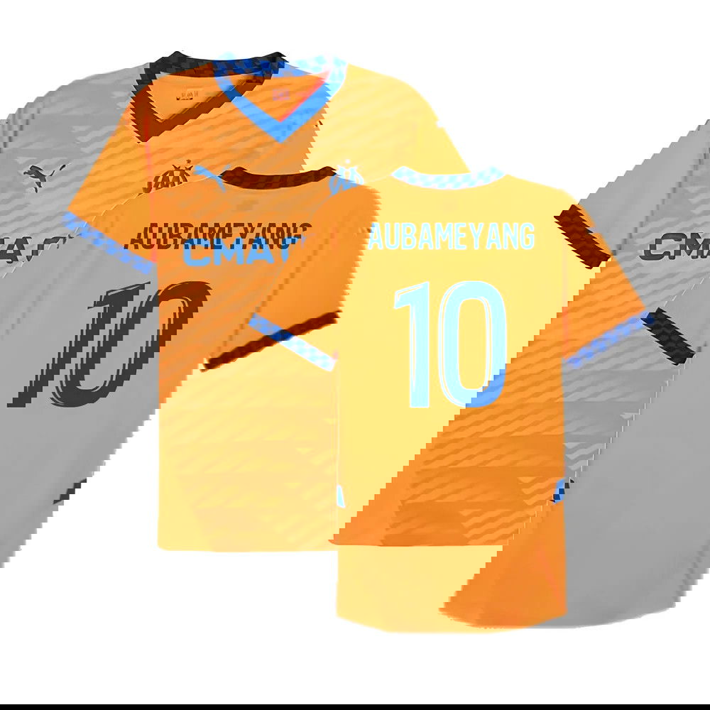 2024-2025 Marseille Third Authentic Shirt (Aubameyang 10)