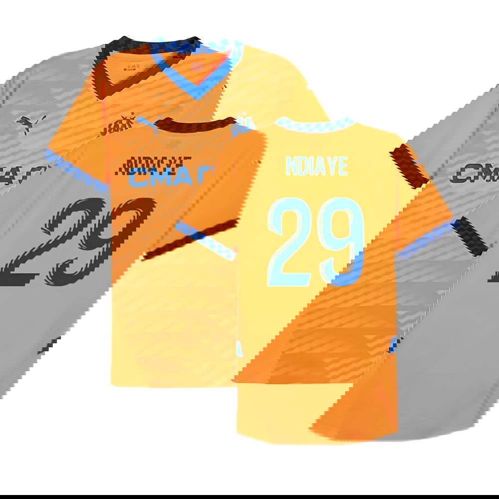2024-2025 Marseille Third Authentic Shirt (Ndiaye 29)