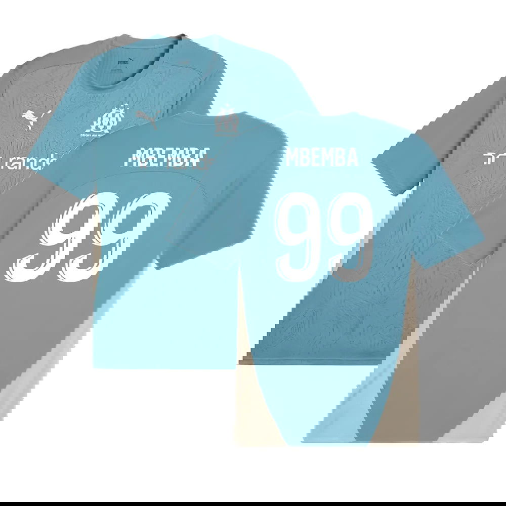 2024-2025 Marseille Training Shirt (Bold Blue) (Mbemba 99)