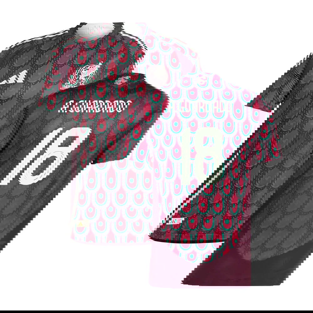 2024-2025 Mexico Authentic Home Shirt (A.GUARDADO 18)