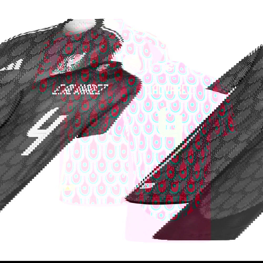 2024-2025 Mexico Authentic Home Shirt (E.ALVAREZ 4)