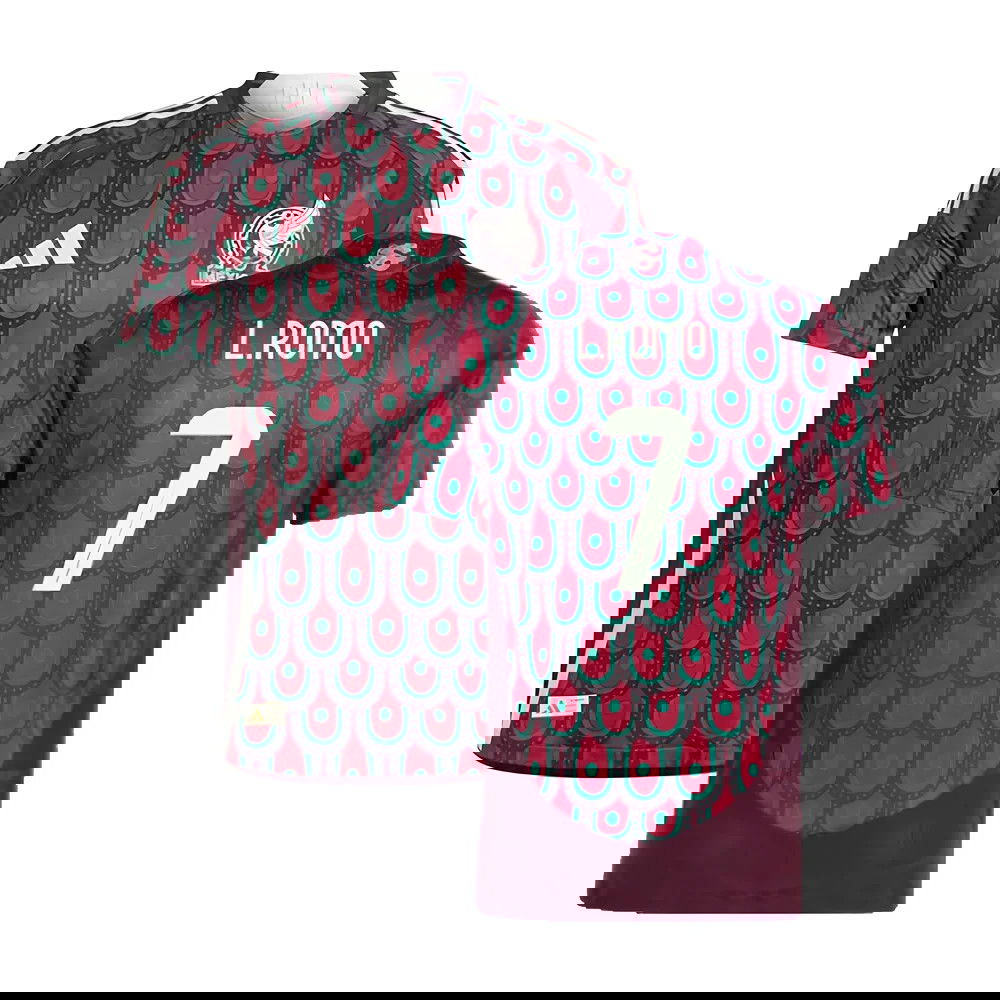 2024-2025 Mexico Authentic Home Shirt (L.ROMO 7)