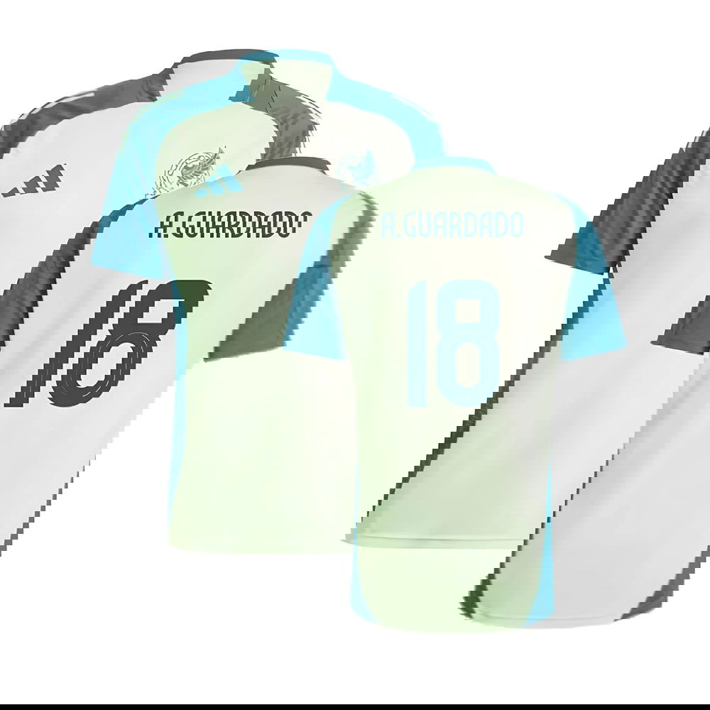 2024-2025 Mexico Training Jersey (Green) (A.GUARDADO 18)