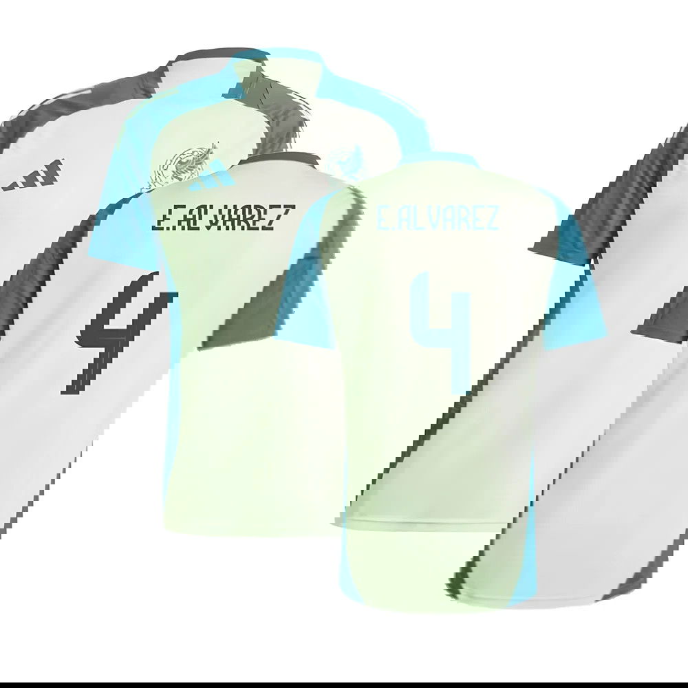 2024-2025 Mexico Training Jersey (Green) (E.ALVAREZ 4)