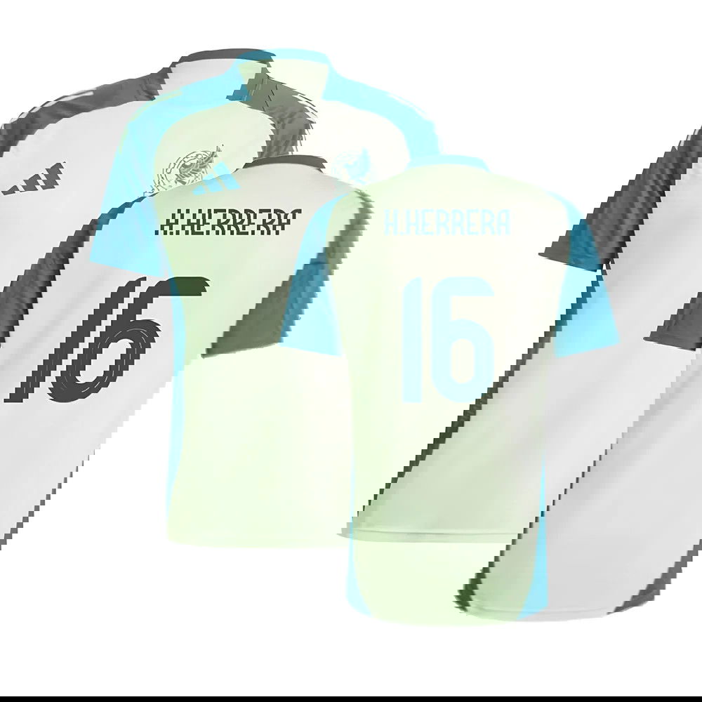 2024-2025 Mexico Training Jersey (Green) (H.HERRERA 16)
