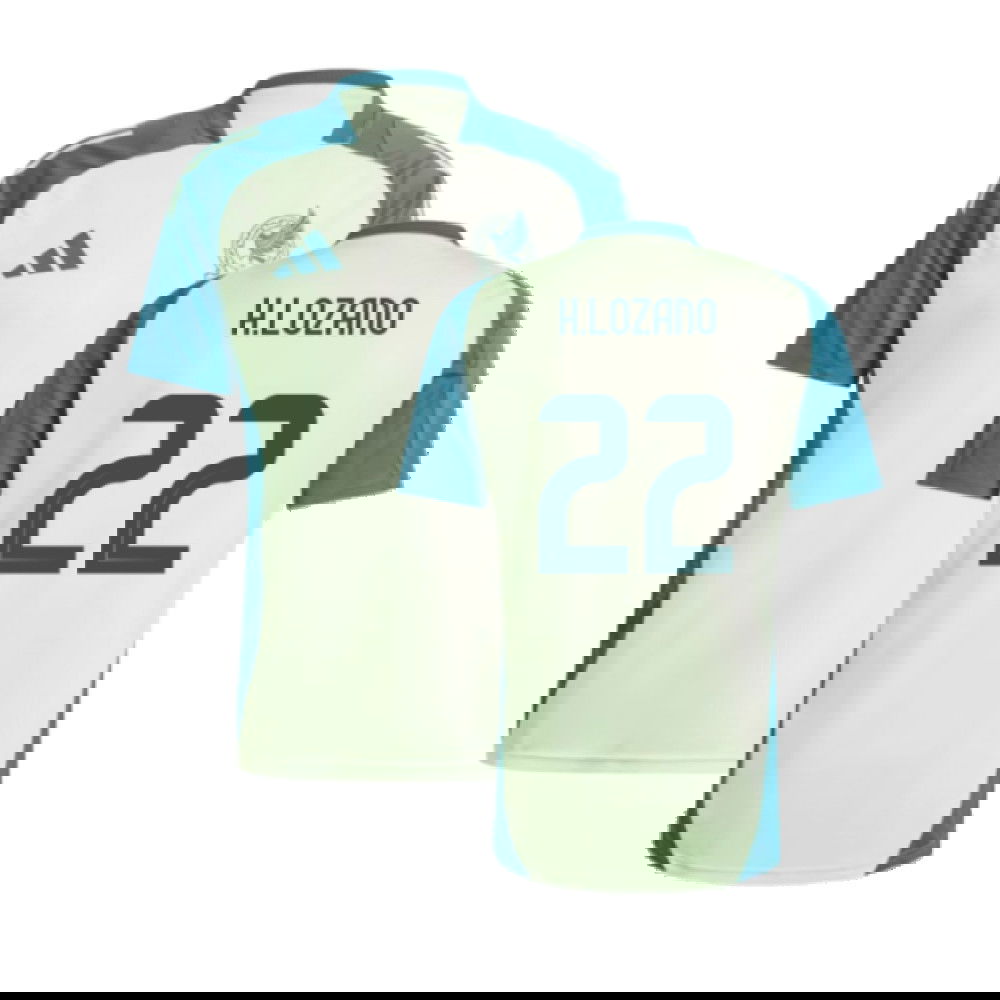 2024-2025 Mexico Training Jersey (Green) (H.LOZANO 22)