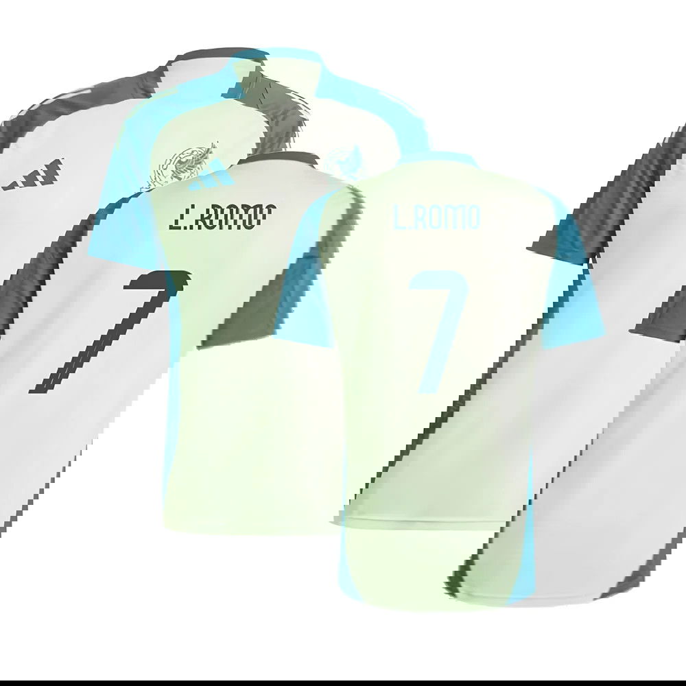 2024-2025 Mexico Training Jersey (Green) (L.ROMO 7)
