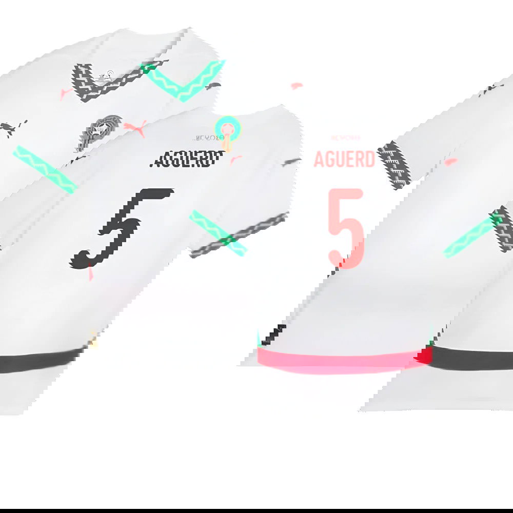 2024-2025 Morocco Away Shirt (Kids) (Aguerd 5)