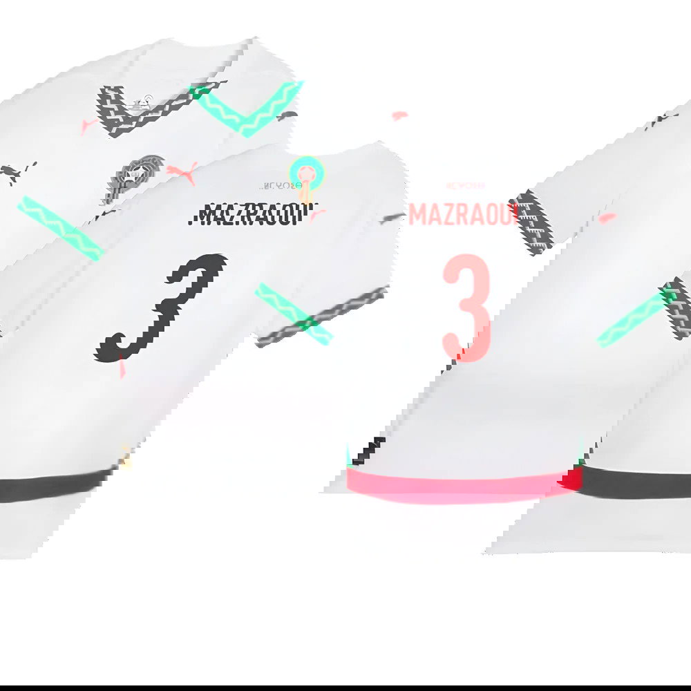 2024-2025 Morocco Away Shirt (Kids) (Mazraoui 3)