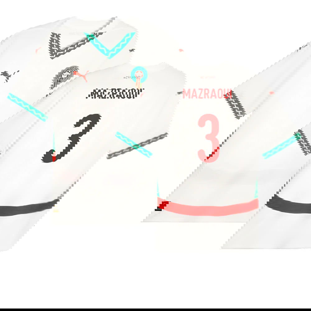 2024-2025 Morocco Away Shirt (Mazraoui 3)