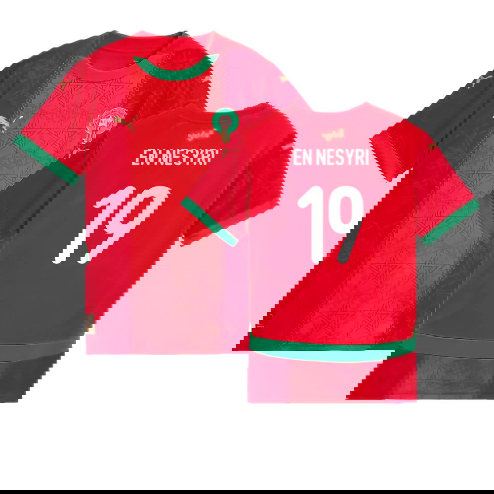 2024-2025 Morocco Home Shirt (Kids) (En Nesyri 19)