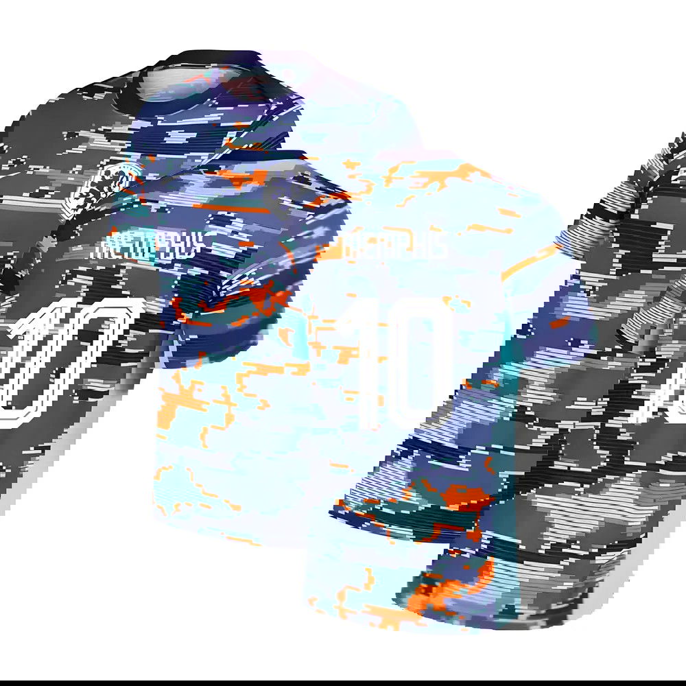 2024-2025 Netherlands Academy Pro Pre-Match Shirt (Blue) (Memphis 10)