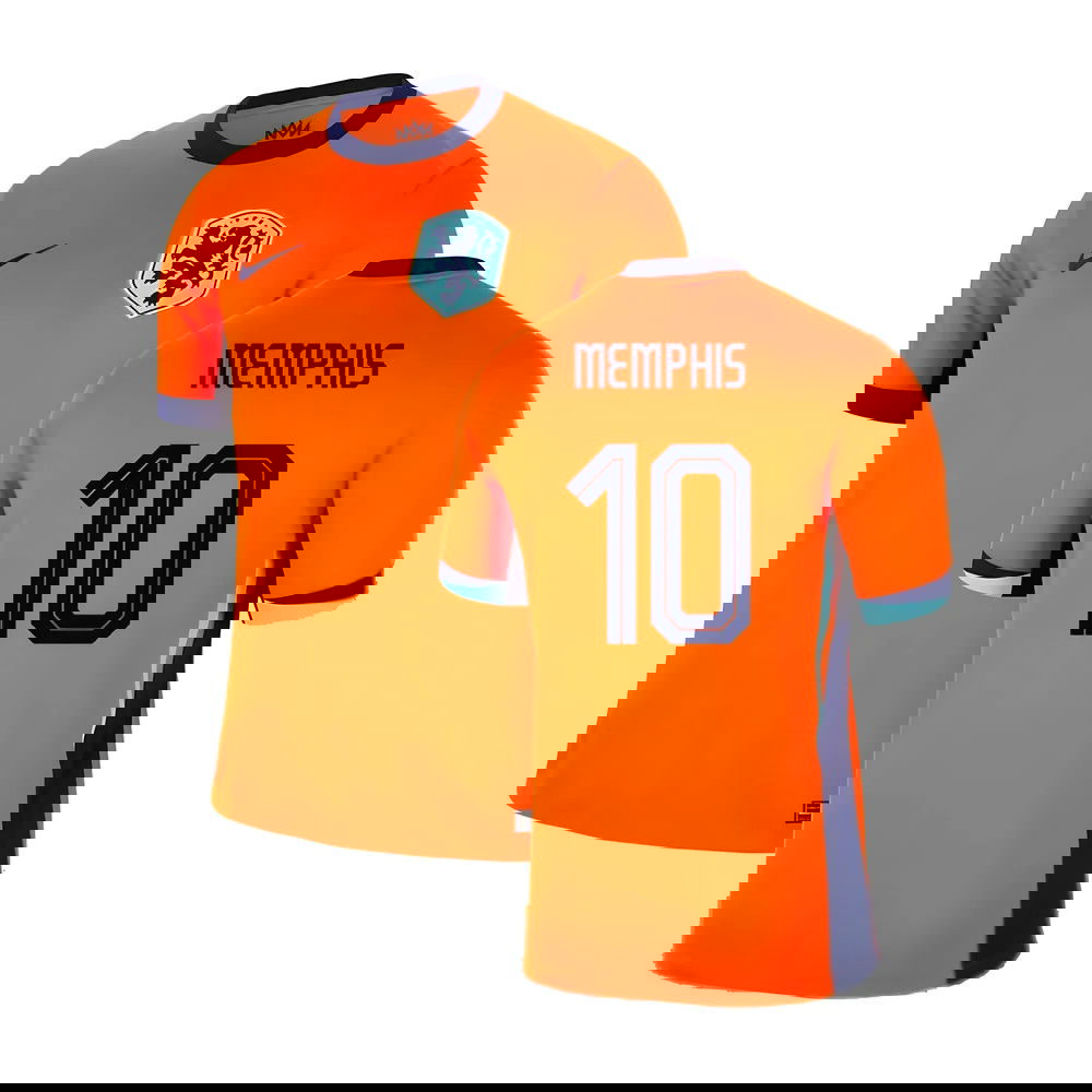 2024-2025 Netherlands Home Shirt (Memphis 10)