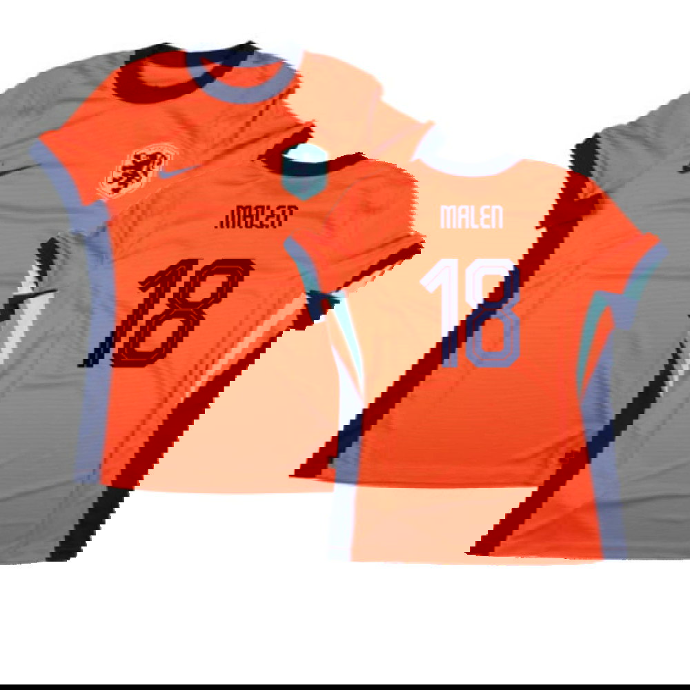 2024-2025 Netherlands Home Shirt (Womens) (Malen 18)