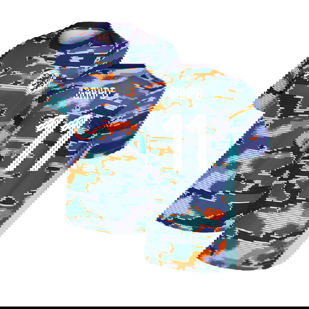 2024-2025 Netherlands Pre-Match Training Shirt (Blue) - Kids (Gakpo 11)